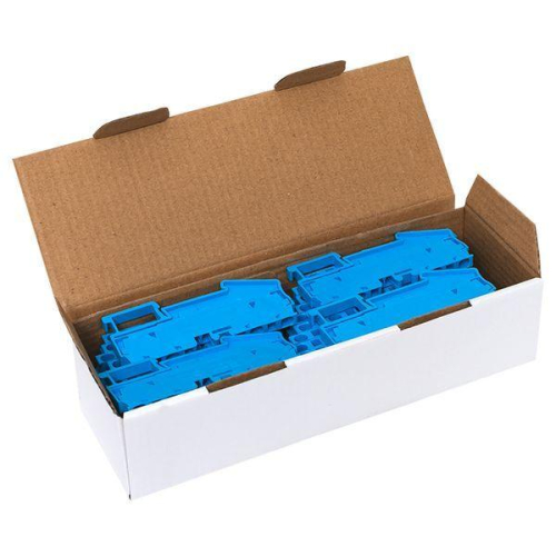 Колодка клеммная ST-4 41А 4 вывода пружинная син. EKF plc-jxb-st-4-4-blue фото 3