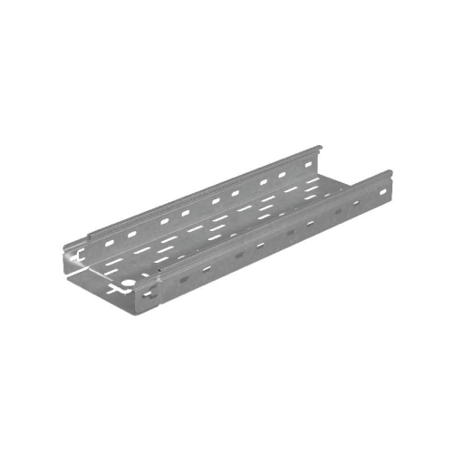 Лоток перфорированный 150х50 L6000 1мм "Быстрый монтаж ПЛЮС" LPplus50-150-1.0-6000 КМ PL8449