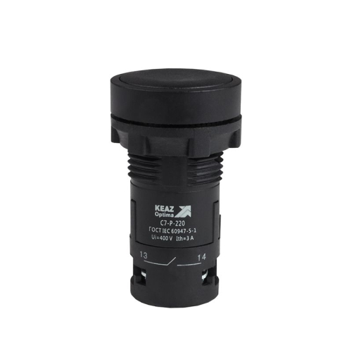Кнопка OptiSignal Compact D22 С7-P-220 черн. 2НО XB7NA23 КЭАЗ 362049 Кнопка OptiSignal Compact D22 С7-P-220 черн. 2НО XB7NA23 КЭАЗ 362049