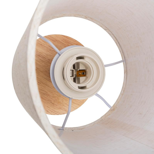 Светильник настольный JH1-01-iv 1х60Вт E27 (основа: натуральное дерево) IP20 JazzWay 5058231 фото 3