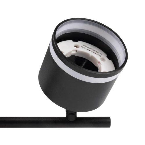 Светильник PCL-0703 max 20Вт (каждая лампа) 3xGX53 IP20 230В BL настен./потолочн. декор. под лампу JazzWay 5066847 фото 4