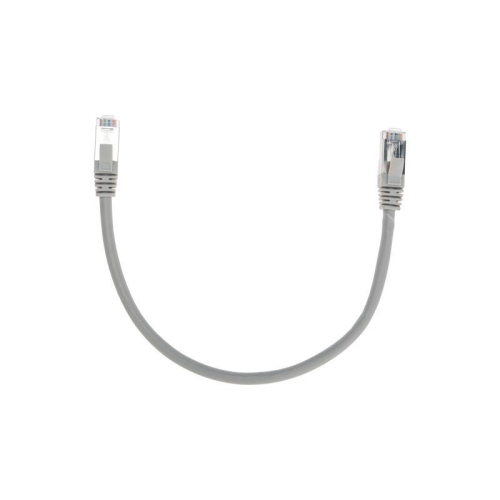 Патч-корд F/UTP кат.6 RJ45-RJ45 26AWG LSZH 0.3м сер. Rexant 02-0210-03