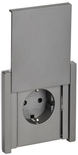 Розетка СП FORTE&PIANO16А IP44 FP519 с заземл. защ. шторки с крышкой безвинт. крепл. сталь IEK FP-R16-16-1-44-K46 Розетка СП FORTE&PIANO16А IP44 FP519 с заземл. защ. шторки с крышкой безвинт. крепл. сталь IEK FP-R16-16-1-44-K46