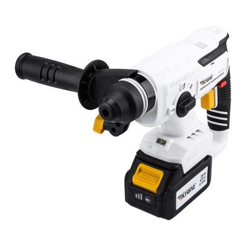 Перфоратор аккумуляторный SDS-plus 2.2Дж 1х4А.ч в кейсе Kranz KR-PT-120 фото 10