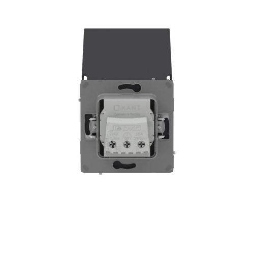 Розетка силовая KANT IP44 2P+E защ. шторки с крышкой черн. уголь DKC 7012013 фото 3 Розетка силовая KANT IP44 2P+E защ. шторки с крышкой черн. уголь DKC 7012013 фото 3