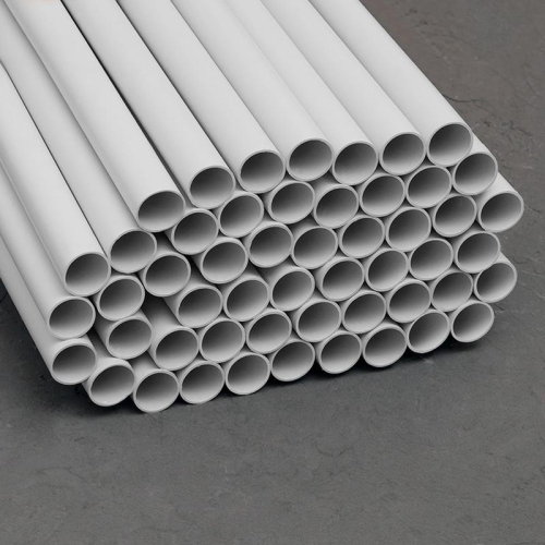 Труба гладкая ПВХ жесткая легкая d20мм сер. (дл.2м) TOKOV ELECTRIC TKE-THG-PVC-20-2-C06 фото 3