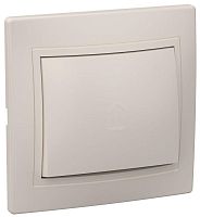 Переключатель проходной 1-кл. СП Кварта 10А IP20 ВСп10-1-0-ККм крем. GENERICA EVK12-K33-10-DM