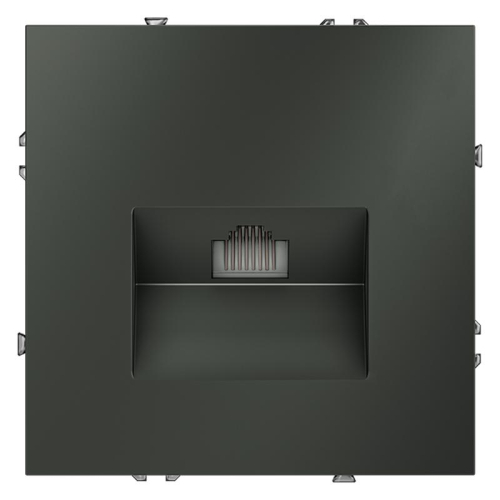 Розетка компьютерная 1-м СП S70 RJ45 кат.6 механизм титан Voltum VLS060106 Розетка компьютерная 1-м СП S70 RJ45 кат.6 механизм титан Voltum VLS060106