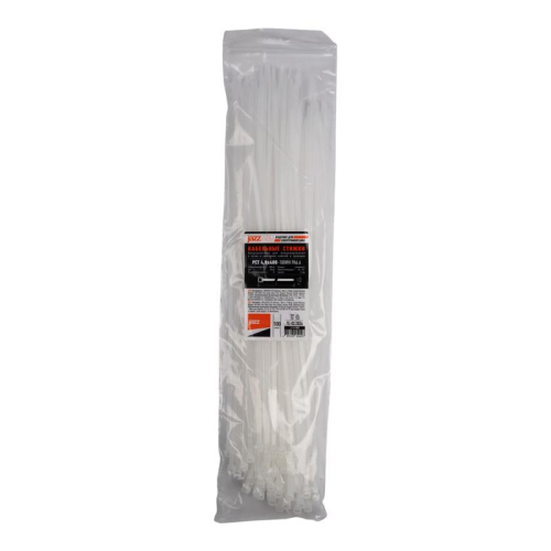 Хомут кабельный (стяжка) PCT 4.8х400-100WH 4.8х400 PA6.6 бел. (уп.100шт) JazzWay 5054097 фото 3 Хомут кабельный (стяжка) PCT 4.8х400-100WH 4.8х400 PA6.6 бел. (уп.100шт) JazzWay 5054097 фото 3