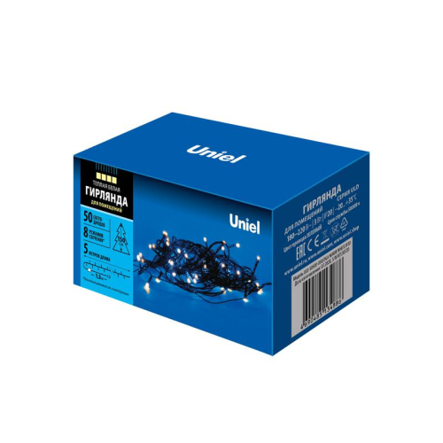 Гирлянда LED ULD-S0500-050/DGA WARM WHITE IP20 5м 50 диодов. тепл. бел. свет провод зел. Uniel UL-00007304 фото 3 Гирлянда LED ULD-S0500-050/DGA WARM WHITE IP20 5м 50 диодов. тепл. бел. свет провод зел. Uniel UL-00007304 фото 3