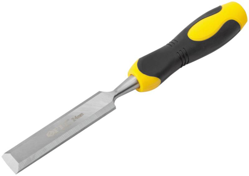 Стамеска профи CrV двухцветная прорезиненная ручка 24мм FIT 43180 фото 4