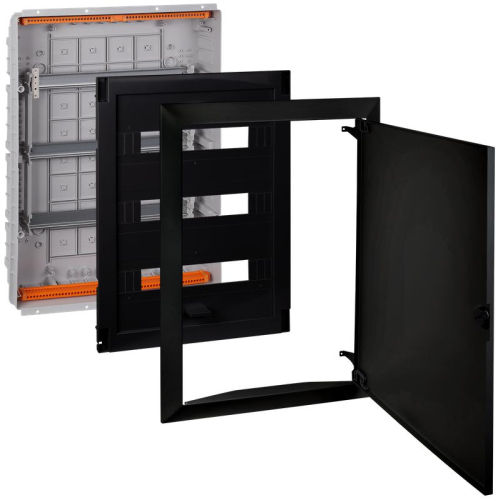 Щит СП 54мод. Тусо 686х518х125мм с метал. дверцей черн. Ruvinil 68154МЧ Щит СП 54мод. Тусо 686х518х125мм с метал. дверцей черн. Ruvinil 68154МЧ