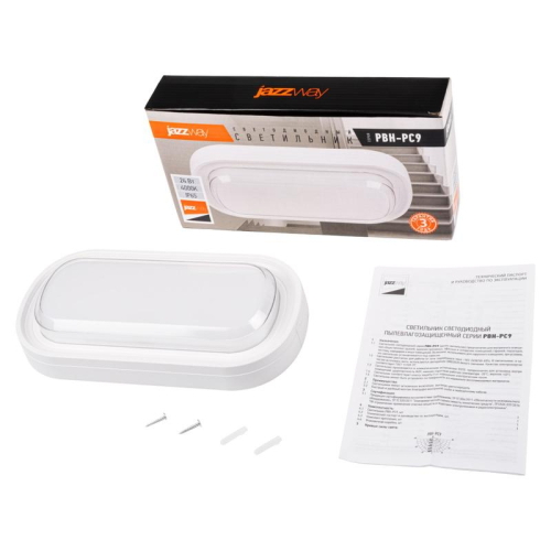 Светильник светодиодный PBH-PC9-OA 24Вт 4000К IP65 2400лм ЖКХ бел. JazzWay 5070172 фото 7 Светильник светодиодный PBH-PC9-OA 24Вт 4000К IP65 2400лм ЖКХ бел. JazzWay 5070172 фото 7