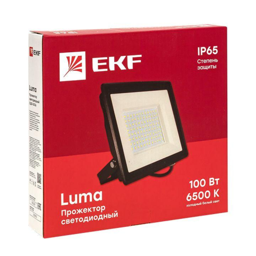Прожектор светодиодный СДО-3006 100Вт 6500К IP65 Basic EKF FLL-3006-100-6500 фото 5