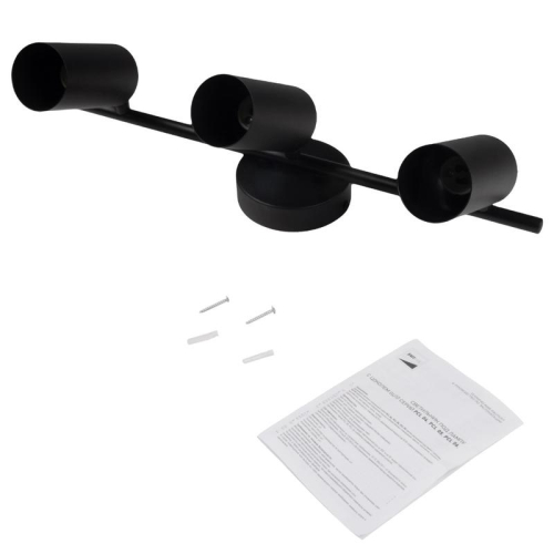 Светильник PCL-0403 3xGU10 IP20 230В BL настен./потолочн. декор. под лампу JazzWay 5066649 фото 11