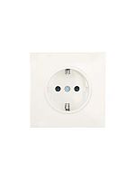 Розетка 1-мест. с защитн.шторк. СП ZIMA IP20 16А ПБТ безвинт. зажим слон. кость LEZARD 704-9088-124BQC