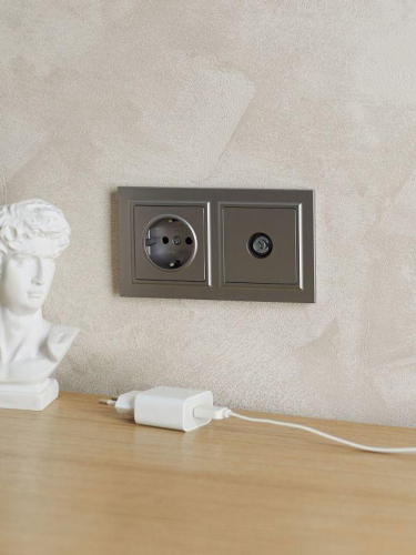 Рамка 2-м IP44 BRITE РУ-2-БрС-44 сталь IEK BR-M22-44-K46 фото 6