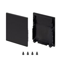 Заглушка SL-LINE-4050-3L-MIDDLE BLACK глухая пластик (комплект) Arlight 044676