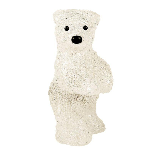 Фигура светодиодная акриловая "Медвежонок" 12х22х13см 10LED бел. 0.5Вт 4.5В IP20 элементы питания 3хAAA (не в компл.) Neon-Night 513-311 фото 5