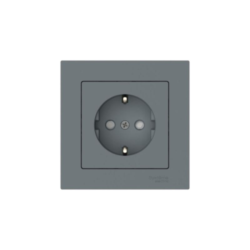 Розетка AtlasDesign 16А с заземл. защ. шторки быстрозажим. клем. в сборе грифель SE ATN000744S фото 5 Розетка AtlasDesign 16А с заземл. защ. шторки быстрозажим. клем. в сборе грифель SE ATN000744S фото 5