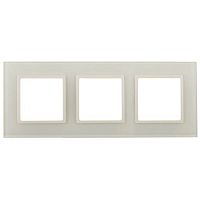 Рамка 3-м Elegance 14-5103-02 стекло слон. кость Эра Б0059171