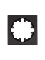 Рамка 1-м OSEN горизонт. квадрат черн. бархат LEZARD 743-4200-146