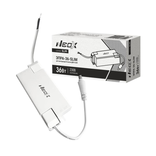 Аппарат пускорегулирующий электронный ЭПРА-36-SLIM 36Вт для ДВО-SLIM NEOX 4690612064550 Аппарат пускорегулирующий электронный ЭПРА-36-SLIM 36Вт для ДВО-SLIM NEOX 4690612064550