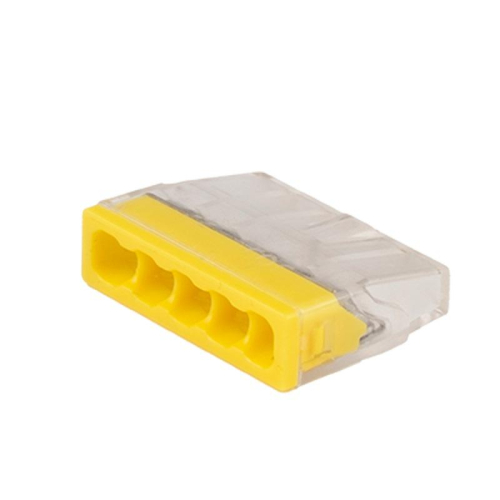 Клемма монтажная нажимного соединения PTC-5P 2273-245 450В 32А 0.14-4.0кв.мм JazzWay 5051188 Клемма монтажная нажимного соединения PTC-5P 2273-245 450В 32А 0.14-4.0кв.мм JazzWay 5051188