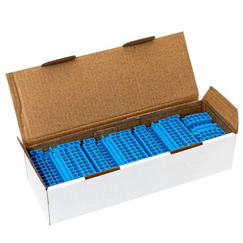 Колодка клеммная ST-2.5 28А 3 вывода пружинная син. EKF plc-jxb-st-2.5-3-blue фото 3