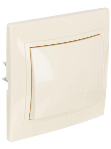 Выключатель 1-кл. СП Кварта 10А IP20 ВС10-1-0-ККм крем. GENERICA EVK10-K33-10-DM фото 2 Выключатель 1-кл. СП Кварта 10А IP20 ВС10-1-0-ККм крем. GENERICA EVK10-K33-10-DM фото 2