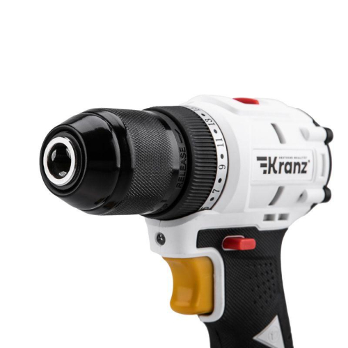 Дрель-шуруповерт аккумуляторная бесщеточная Li-Ion 20В 55Нм (кейс 2 аккум. 2А.ч) Kranz KR-PT-055 фото 9