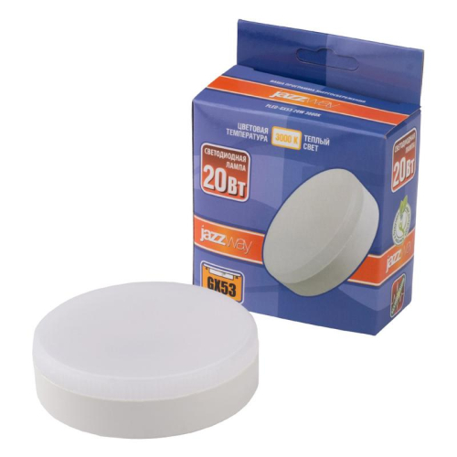 Лампа светодиодная PLED-GX53 20Вт 3000К GX53 1630лм JazzWay 5065284 фото 4