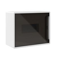 Щиток 8 мод. настенный FRAME с тонированной дверцей с 2 шинами PEN на 6 и 8 отв. бел. DKC F08W1WD