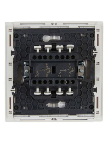 Выключатель проходной 2-кл. СП FORTE&PIANO 10А FP208 с индикацией бел. IEK FP-V22-1-10-1-K01 фото 5
