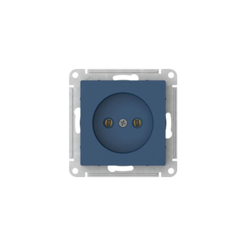 Розетка AtlasDesign 16А без заземл. без шторок быстрозажим. клем. механизм аквамарин SE ATN001141S фото 5