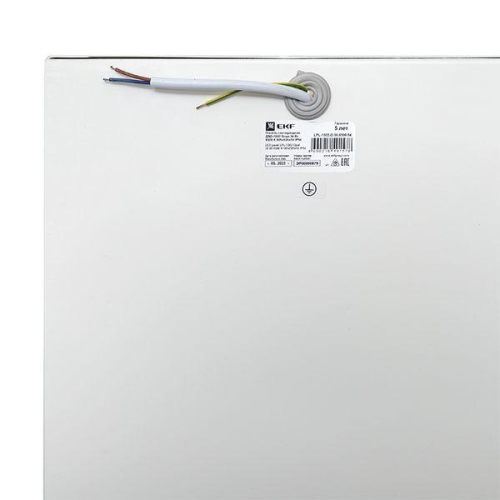 Светильник светодиодный ДВО-1002 36Вт 6500К IP54 595х595х55 опал панель EKF LPL-1002-O-36-6500-54 фото 7