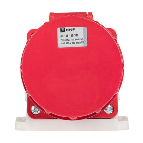 Розетка стационарная наружная 145 3P+PE+N 125А 380В IP67 EKF ps-145-125-380 фото 3 Розетка стационарная наружная 145 3P+PE+N 125А 380В IP67 EKF ps-145-125-380 фото 3