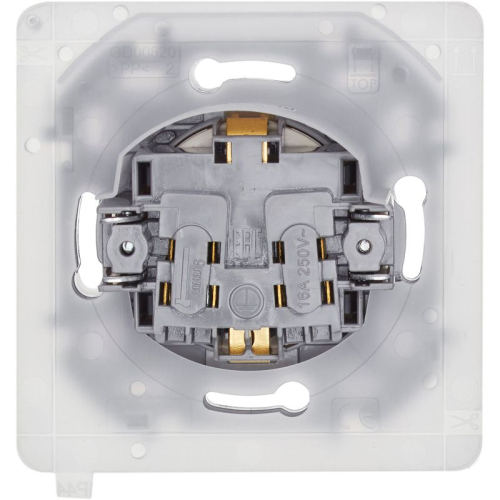 Розетка 1-м СП Inspiria 16А IP44 250В 2P+E защ. шторки с крышкой немецк. стандарт механизм сл. кость IEK 673741 фото 4
