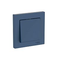 Выключатель 1-кл. AtlasDesign (сх. 1) 10AX быстрозажим. клем. в сборе аквамарин SE ATN001112S