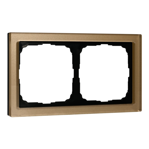 Рамка 2-м ArtGallery Pure органич. стекло шампань SE GAL320502 фото 3