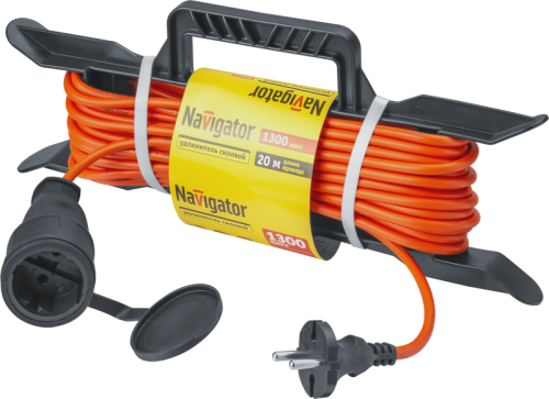 Удлинитель на рамке 20м без заземл. 93 920 NPE-F-20-X-2x0.75 NAVIGATOR 93920 Удлинитель на рамке 20м без заземл. 93 920 NPE-F-20-X-2x0.75 NAVIGATOR 93920