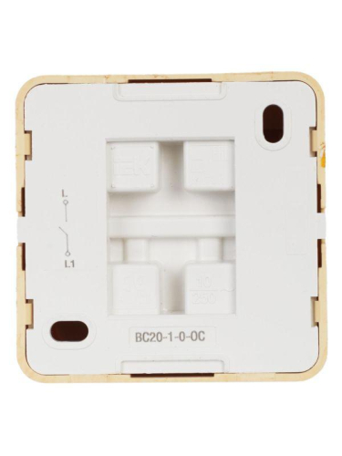 Выключатель 1-кл. ОП Октава 10А IP20 ВС20-1-0-ОС сосна GENERICA EVO10-K03-10-DC фото 3 Выключатель 1-кл. ОП Октава 10А IP20 ВС20-1-0-ОС сосна GENERICA EVO10-K03-10-DC фото 3