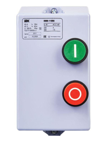 Контактор КМИ-11860 18А 380В/АС3 IP54 KARAT IEK KKM16-018-380-00 фото 3