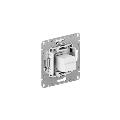 Розетка компьютерная СП Эпика RJ45 кат.5 механизм бел. EKF UP1-SOW-RJ45-5 фото 4