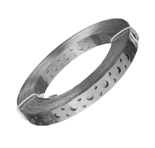 Лента перфорированная прямая 12х0.7 цинк 25м Zitar 141978 Лента перфорированная прямая 12х0.7 цинк 25м Zitar 141978