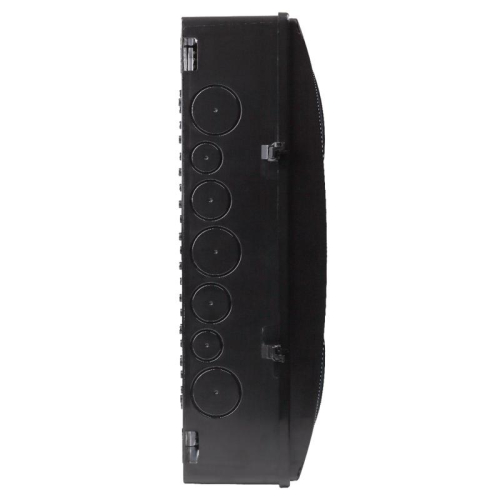 Щиток отркрытая проводка на 20 модулей с 2 вертик.дверцами 390х302х120мм черный IP65 УХЛ1 Ruvinil 69020Ч фото 2