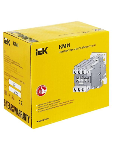 Контактор КМИ-34012 40А 230В/АС3 1НО 1НЗ KARAT IEK KKM31-040-230-11 фото 2