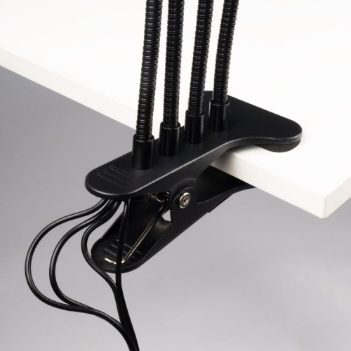 Светильник светодиодный "КРИСТАЛЛ" CTL2-USB-bl Agro 4х10Вт IP40 для растений спектр 4 плафона на прищепке пульт на шнуре красн./син. ФАZА 5068810 фото 4