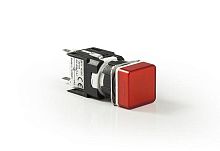 Арматура сигнальная 16мм квадратная 12-24 AC/DC красн. EMAS D060KXK