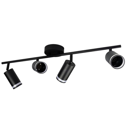 Светильник PCL-0104 4xGU10 IP20 230В BL настен./потолочн. декор. под лампу JazzWay 5066465 фото 3